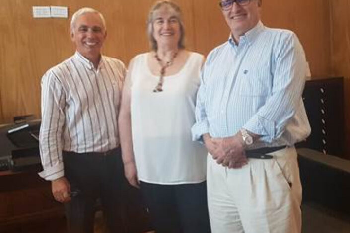 De izq. a der.: Vernengo, Guillén y Rodríguez